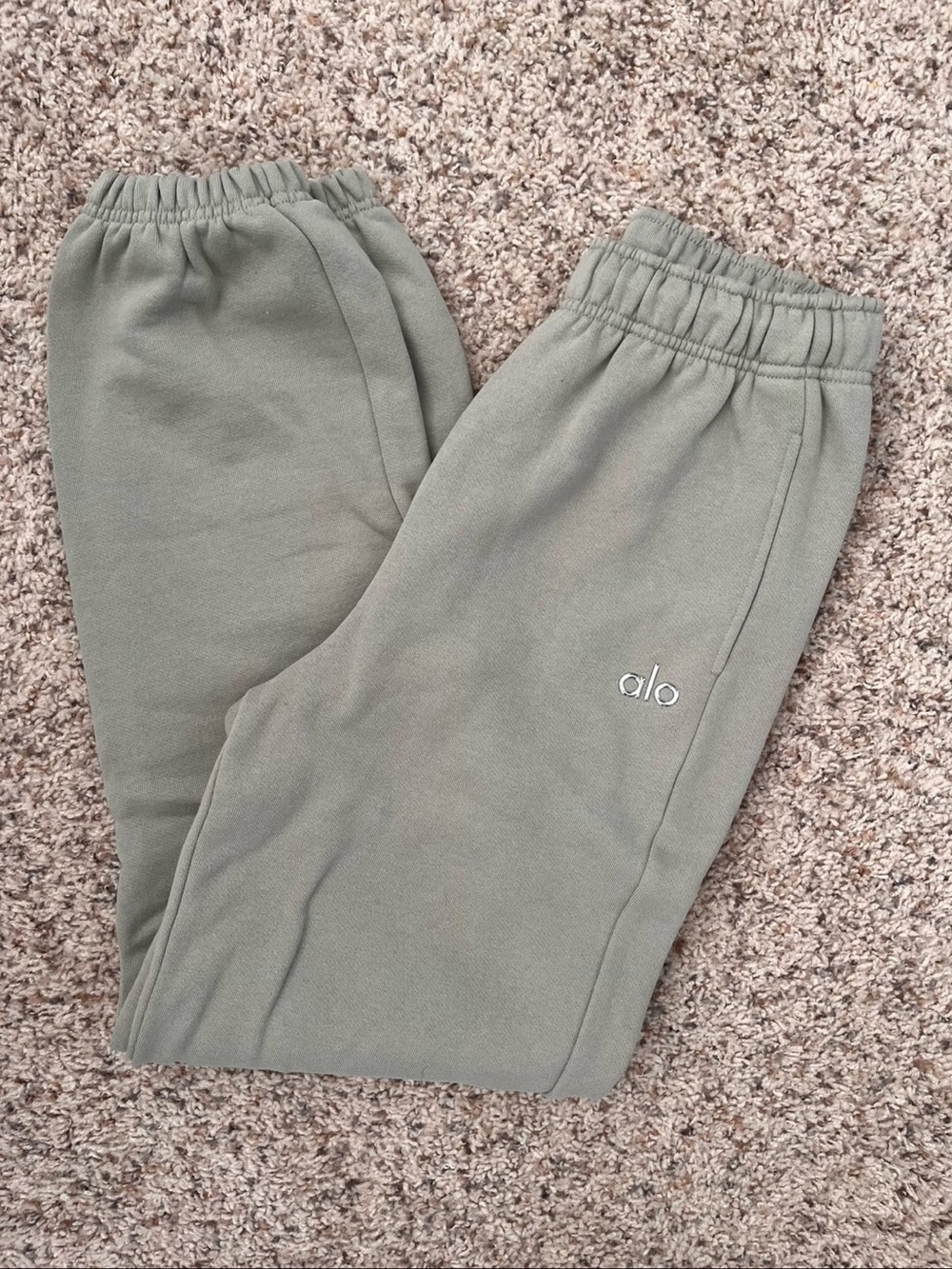 NWOT- ALO yoga accolade sweatpants in Limestone XS